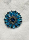 Dapped Rhinestone Brooch